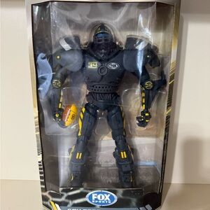 Collectible NFL Robot Action Figure with Football